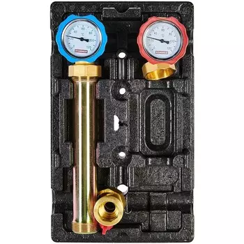 Насосная группа Rommer 1 ВР(г) х 1 1/2 НР(ш) с прямым контуром без насоса (RDG-1001-002501)