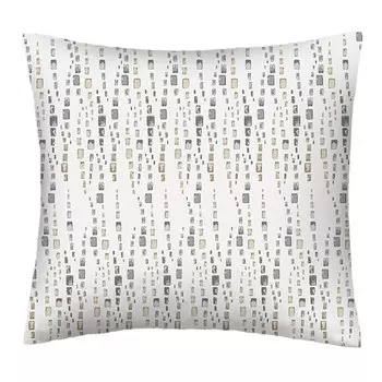 Наволочка 70х70 тенсель серо-бежевая Mona Liza Fred (2 шт.)