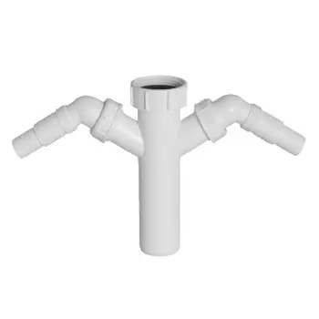 Носик для сифона McAlpine 1 1/2х40 мм двойной (TEE4)