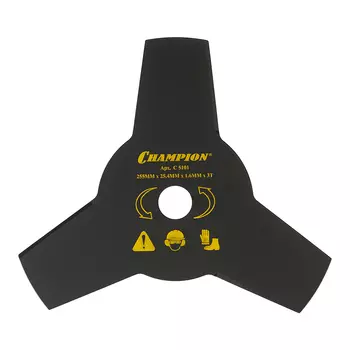 Нож для триммера Champion Т333 255х25,4 мм 3 зуба (C5101)