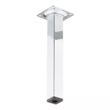 Ножка мебельная стальная 25х25х200 мм хром (1 шт.)