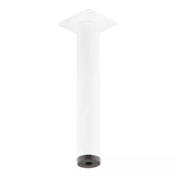 Ножка мебельная стальная 30х200 мм белая (1 шт.)