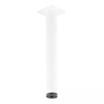 Ножка мебельная стальная 30х250 мм белая (1 шт.)