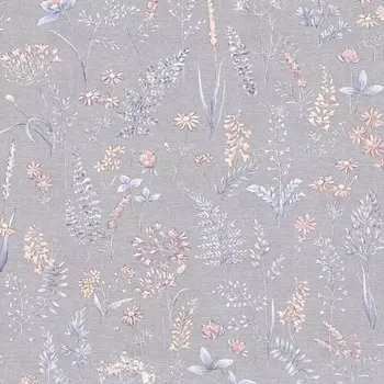 Обои бумажные Саратовские обои Гербарий Д953-06 (0,53х10,05 м)