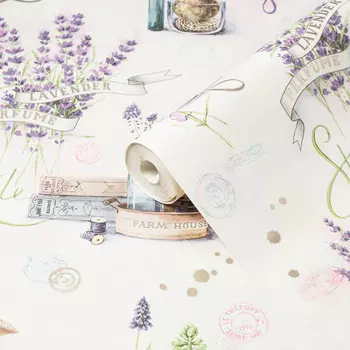 Обои компакт-винил на флизелиновой основе HomeColor Lavande HC71985-56 (1,06х10,05 м)