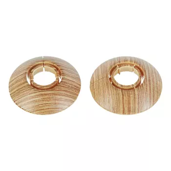 Обвод для труб ПВХ декоративный Ideal 16-22 мм сосна золотистая (2 шт.)