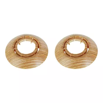 Обвод для труб ПВХ декоративный Ideal 25-34 мм сосна золотистая (2 шт.)