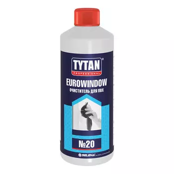 Очиститель для ПВХ Tytan Professional Eurowindow №20 прозрачный 950 мл