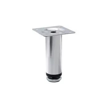 Опора мебельная Lemax регулируемая пластик/металл хром 80 мм (N0010-080)