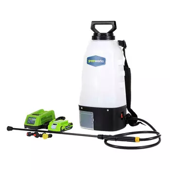 Опрыскиватель аккумуляторный Greenworks 24V GSP1250K2 7,5 л (5103507UA)