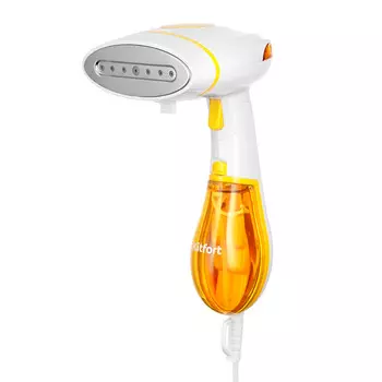 Отпариватель ручной Kitfort КТ-9191-1 1300 Вт 0,14 л белый/желтый