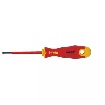 Отвертка диэлектрическая плоская SL2,5 161 мм 1000 В Felo Ergonic (41302590)