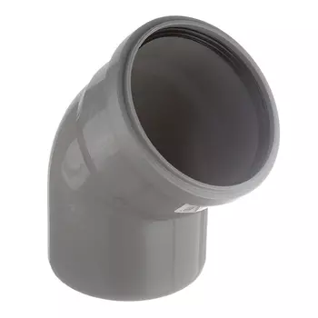 Отвод Ostendorf HTB d110 мм 45° пластиковый для внутренней канализации (115120)