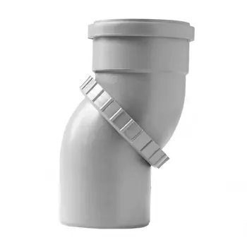 Отвод Pro Aqua Comfort d110 мм пластиковый поворотный для внутренней канализации (1011087T)