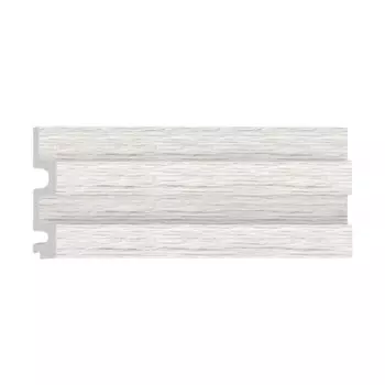 Панель декоративная из экополимера 122х2900х21 мм Decomaster D302-70-10 белая 0,354 кв.м