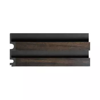 Панель декоративная из экополимера 122х2900х21 мм Decomaster D302-438D-10 коричневая 0,354 кв.м