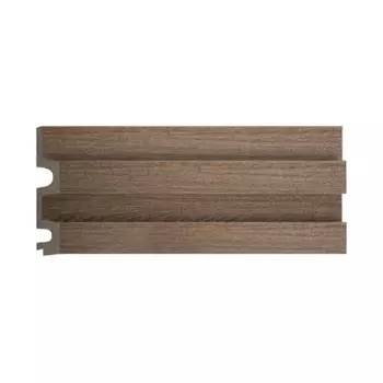 Панель декоративная из экополимера 122х2900х21 мм Decomaster D302-88-10 коричневая 0,354 кв.м