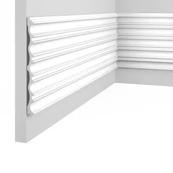 Панель декоративная из экополимера 156х2800х12 мм Artiva RT057 белая 0,437 кв.м