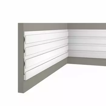 Панель декоративная из экополимера 156х2800х8 мм Artiva RT056 белая 0,437 кв.м