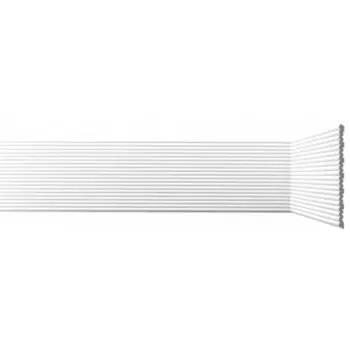 Панель декоративная из экополимера 200х2600х10 мм Bello Deco XPS СП 08/2.6 белая 0,52 кв.м