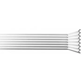 Панель декоративная из экополимера 200х2600х21 мм Bello Deco XPS СП 11/2.6 белая 0,52 кв.м