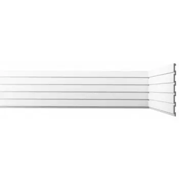 Панель декоративная из экополимера 200х2600х9 мм Bello Deco XPS СП 03/2.6 белая 0,52 кв.м