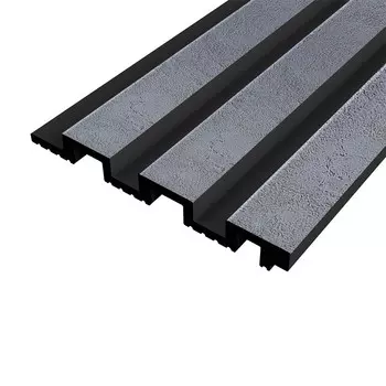 Панель декоративная из экополимера 3D 130х3000х15 мм Солид 4 UHD 01-130L микроцемент 0,39 кв.м