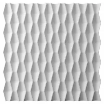 Панель декоративная из экополимера 500х500х15 мм Bello Deco Polymer СП 17 белая 0,25 кв.м