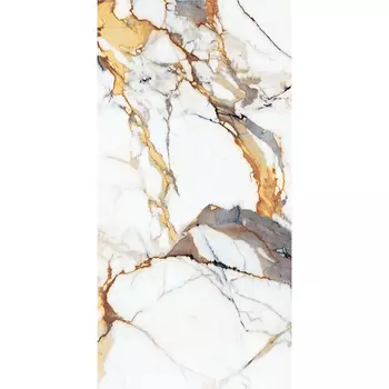 Панель декоративная мрамор глянцевая 2800х1200х6 мм Альбико 3,36 кв.м (017 GP глянец)