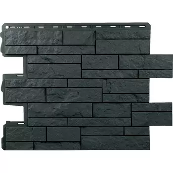 Панель фасадная Альта-Профиль Шотландия Эко 800х590 мм графит