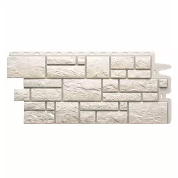 Панель фасадная Docke Burg 1072х472 мм белая