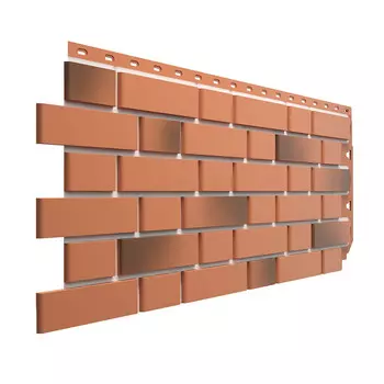 Панель фасадная Docke Flemish Premium 1095х420 мм жженая красная