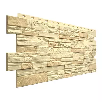 Панель фасадная Docke Stein Premium 1098х400 мм янтарная