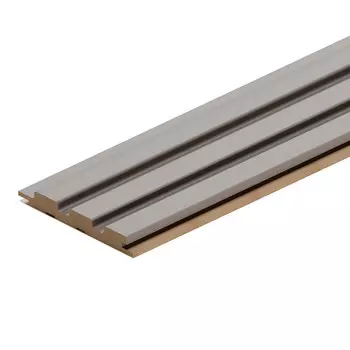 Реечная панель МДФ sandgrau 2700х119х16 мм Stella 0,32 кв.м