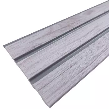 Реечная панель из экополимера 113х2800х10 мм FineBer дуб беленый 0,317 кв.м