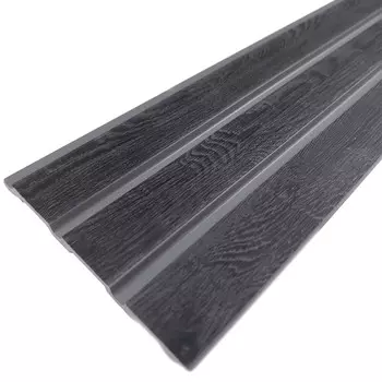 Реечная панель из экополимера 113х2800х10 мм FineBer ясень серый 0,317 кв.м