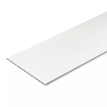 Панель ПВХ 250х3000х10 мм Venta бесшовная глянцевая белая 0,75 кв.м