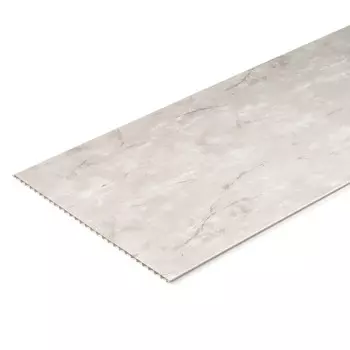 Панель ПВХ 375х2600х8 мм Venta офсет серая 0,975 кв.м