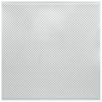 Панель ПВХ 595х595х3 мм eclectica офсет Grace белая 0,35 кв.м