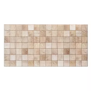 Панель ПВХ 957х482х3 мм цифровая печать Grace дерево брус беленый 0,46 кв.м