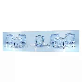 Панель стеновая АБС пластик для кухни 3000х600х1,3 мм лед