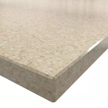 Панель стеновая для кухни искусственный камень с фаской 3000х600х12 мм gold