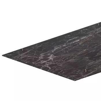 Панель стеновая МДФ для кухни 3000х600х5 мм мрамор марквина черный кристалл