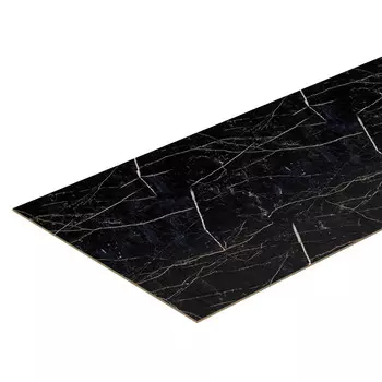 Панель стеновая МДФ для кухни 3000х600х5 мм мрамор неро