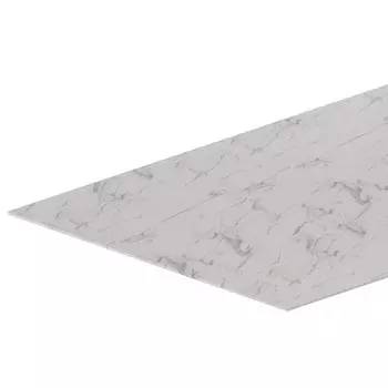 Панель стеновая МДФ для кухни 3000х600х5 мм мрамор белый