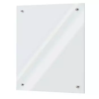 Панель стеновая закаленное стекло для кухни 750х600х4 мм белая