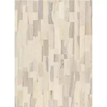 Паркетная доска Polarwood ASH ясень фанк белый матовый 1,678 кв.м 14 мм трехполосная