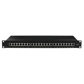 Патч-панель экранированная DKC 1U 19 дюйм RJ45 CAT6 24 порта (RN6PPF241)