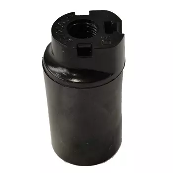 Патрон для лампы Е14 Duwi карболитовый 60 Вт IP20 подвесной черный (24606 0)