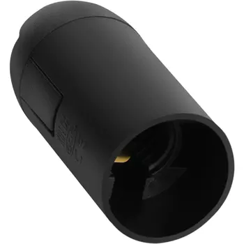 Патрон для лампы Е14 Duwi ПВХ 60 Вт IP20 подвесной черный (24523 0)